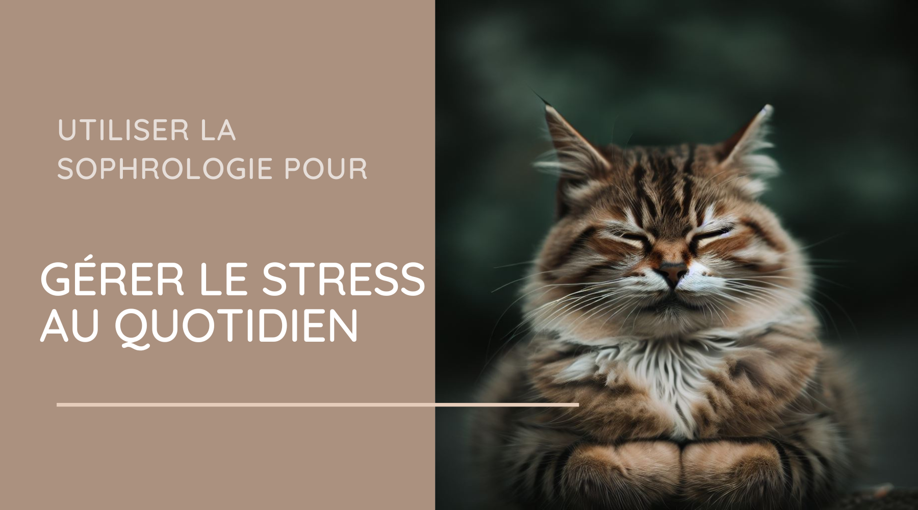 Utiliser la Sophrologie pour gérer le stress au quotidien